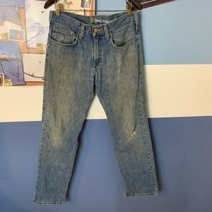 Carhartt blue straight cut jeans